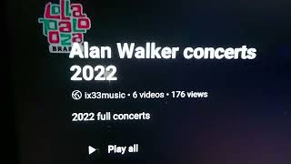 Alan Walker 2022 Concerts List Updated. Lollapalooza México, Chile, Argentina And Now Brasil, Enjoy!