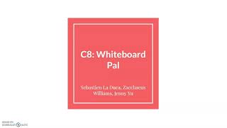 CMU ECE Capstone Video: C8, Whiteboard Pal