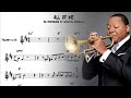 Wynton marsalis all of me trumpet solo transcription