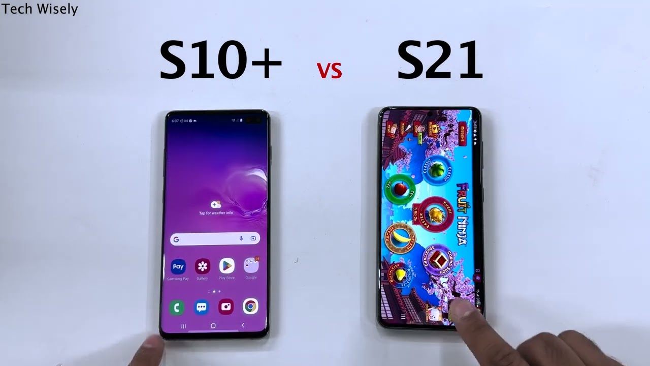 Galaxy S10+とS21 Ultra 5GとGalaxy Watc3 Samsung Galaxy S21 Ultra VS Samsung Galaxy S10 Plus