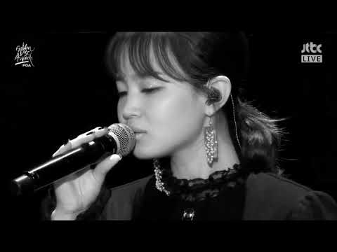 LEE HI _ Breath Jonghyun Tribute at Golden Disk Awards 종현에게 경의를 표하다 20180111