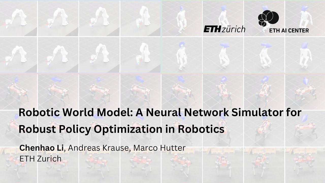 Oral Presentation at Embodied World Models for Decision Making Workshop ...