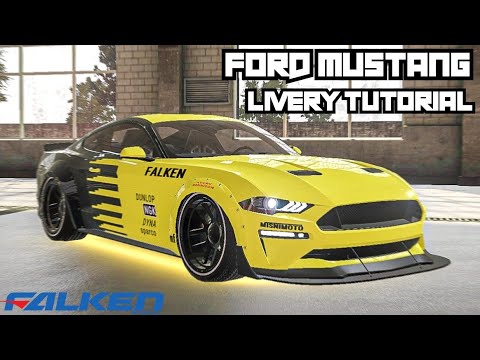 Mustang FALKEN Monster FINAL - Car Livery by CCallejo, Community