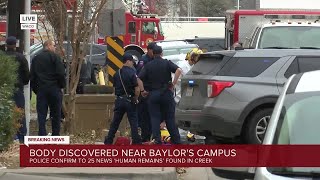 Human remains found near Baylor's campus