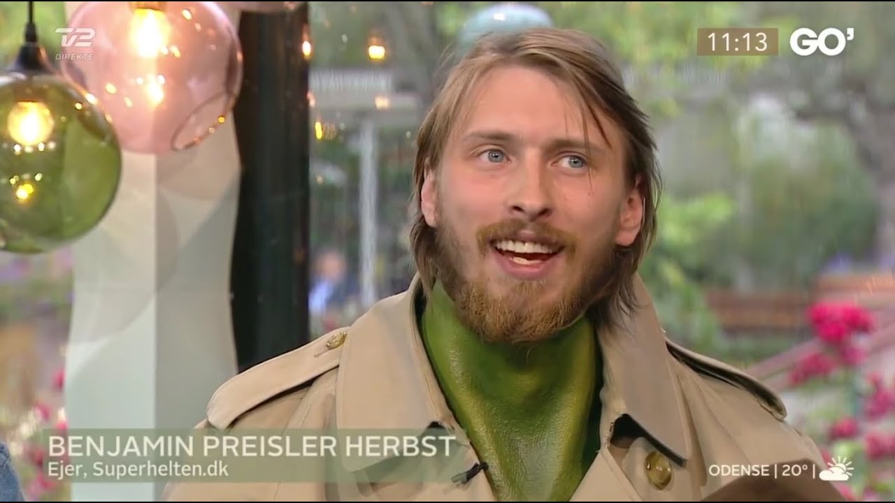 Benjamin fra Superhelten i Go´ Morgen Danmark på TV2
