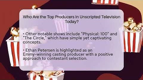 Who Are the Top Producers in Unscripted Television Today? - The Reality Radar
