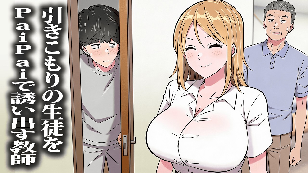 引きこもりの生徒をPaiPaiで誘い出す教師【アニメ】【コント】