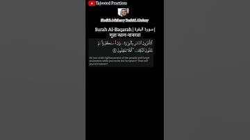 Surah Baqarah ayat 44 | Mishary Rashid Alafasy | سورة البقرة آية ٤٤