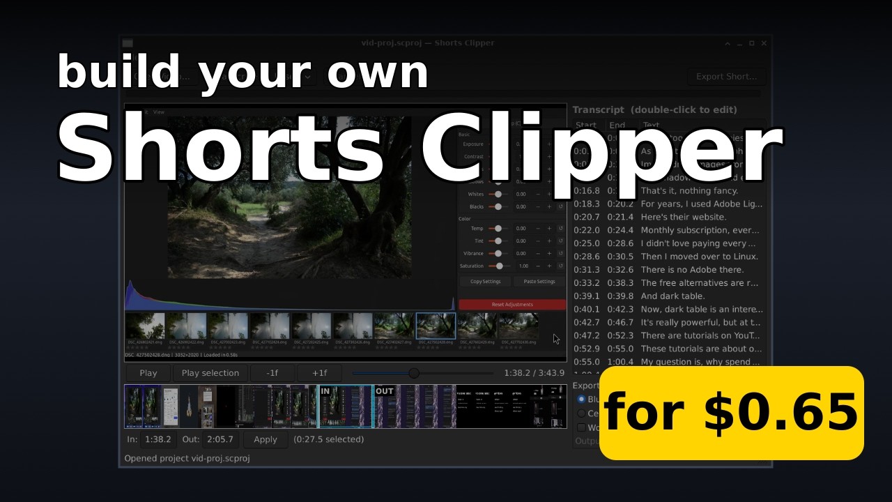 I Built my own Shorts Clipper for $0.65