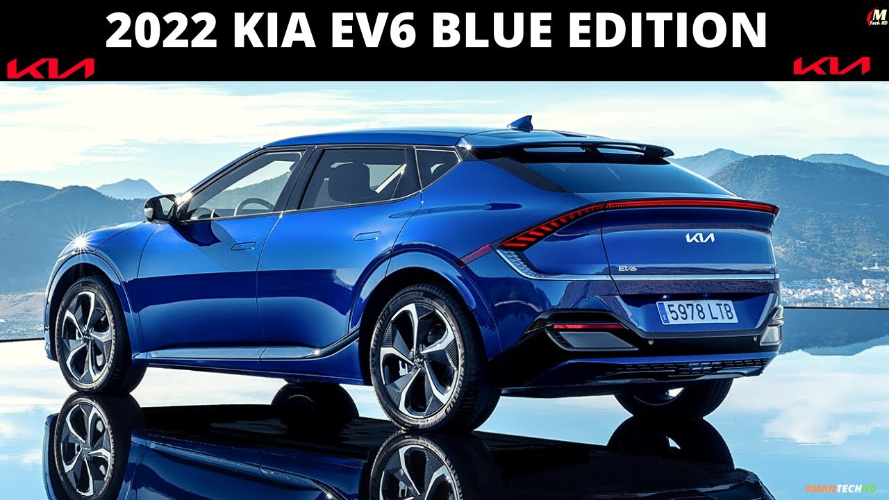 2022 Kia EV6 - Blue Colour Edition, Price & Specs - YouTube