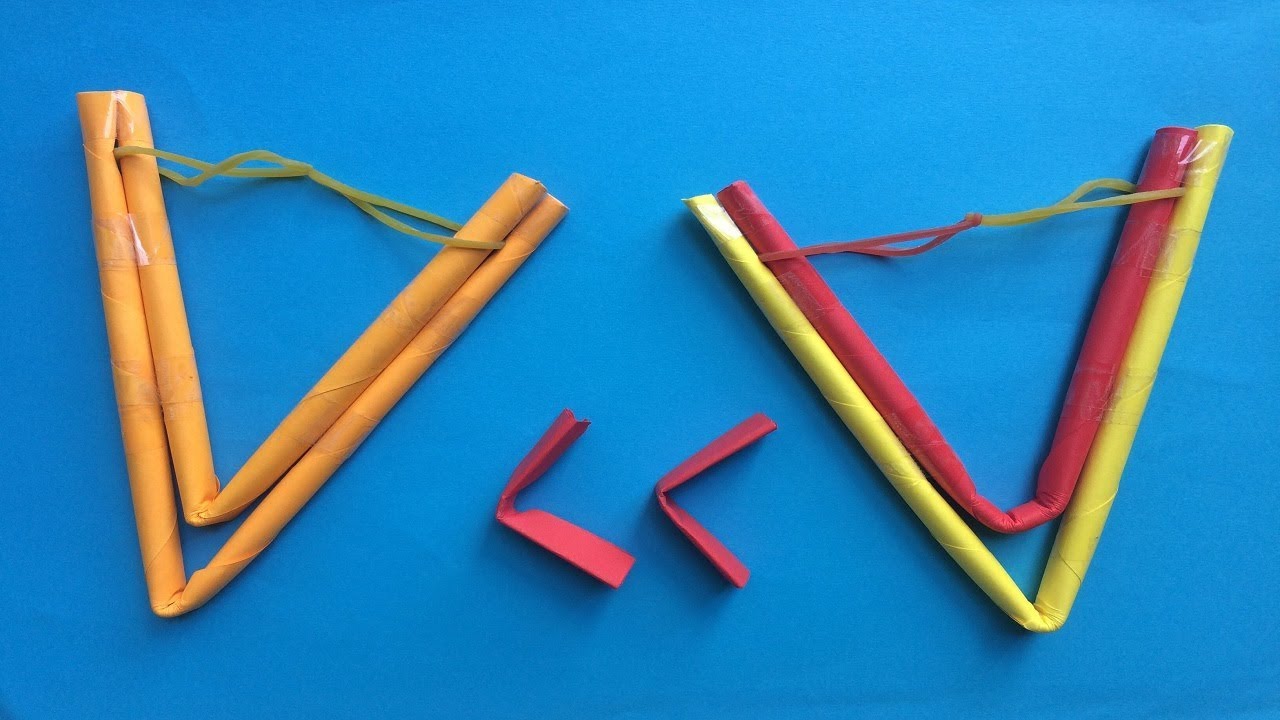 How To Make A Paper Slingshot Origami Easy And Super Slingshot YouTube