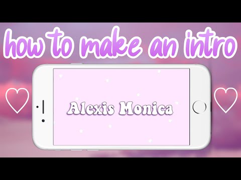 how i made my aesthetic youtube intro