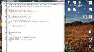 Python Basics - Lesson 8 - Exception Handling in Python
