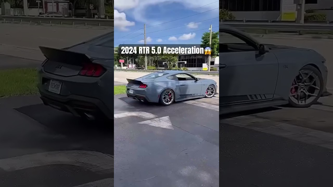 The New 2024 Mustang RTR 5.0 Acceleration