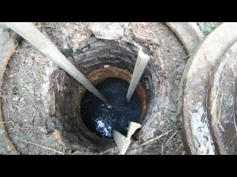 i Засыпаем Карбид в 50 летний Септик Выгребную яму Carbide in the Septic Tank 20190705