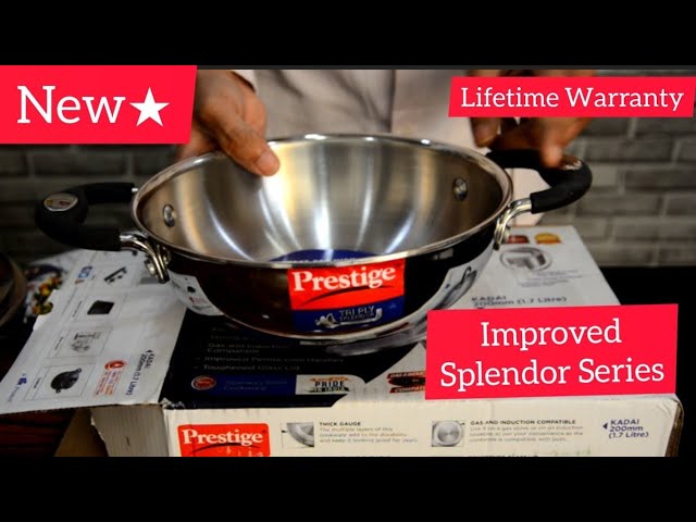 Prestige triply stainless steel Kadai Unboxing