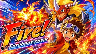 “FIRE!!” — Digimon Frontier | [Ai Cover ] | Techno-Rock