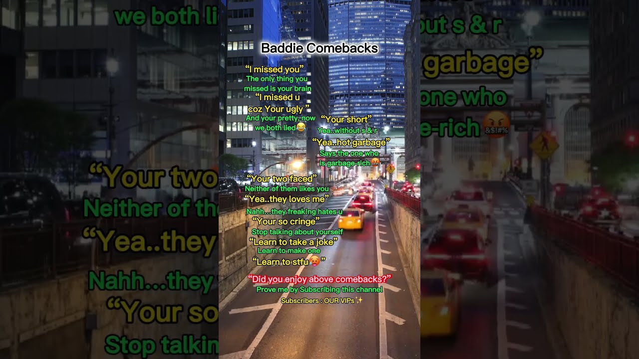 Comebacks On X9
