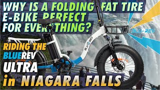 BLUEREV ULTRA FOLDING E-BIKE FULL REVIEW AND RIDE IN NIAGARA FALLS