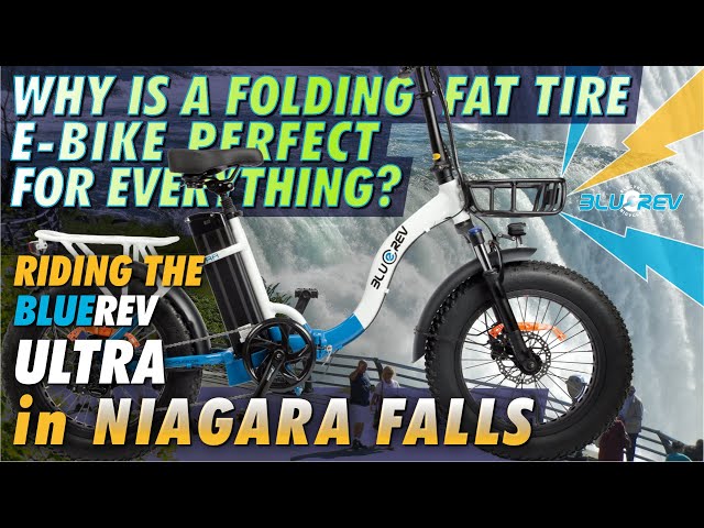 BLUEREV ULTRA FOLDING E-BIKE FULL REVIEW AND RIDE IN NIAGARA FALLS