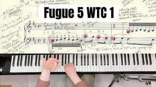 Bach's Fugue in D major WTC 1 (Tips & My Markings)