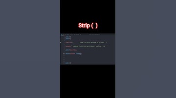 Learn Python Strip() Function for Effective String Handling in Tamil
