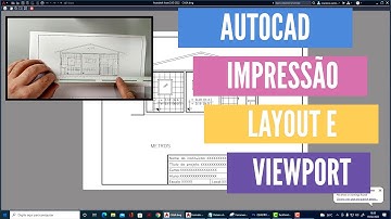 Curso de AutoCAD -  Como imprimir na escala criando Layout e Viewport