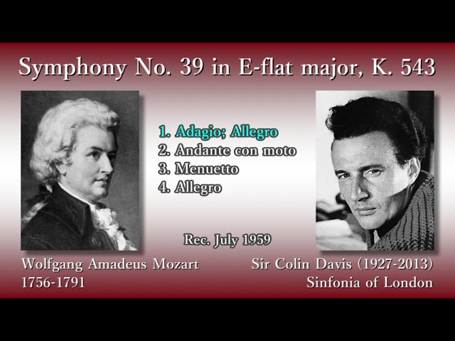 「モーツァルト交響曲全集/ラインスドルフ&フィルハーモニックロンドン」(8CD) Mozart: Symphony No. 34, C. Davis (1960) モーツァルト 交響曲