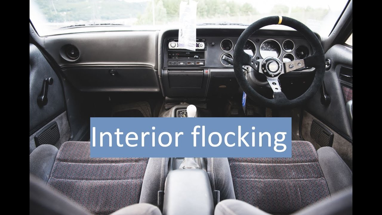 Car Interior flocking Ford Capri Zetec Turbo - YouTube