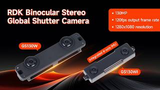 RDK GS130W GS130WI(IMU) : Affordable Stereo Depth for Robotics & Machine Vision