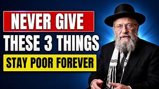 Celebrity NEVER Give Away These 3 Things 💸 | Rabbi’s Warning (Stay Broke Forever If You Do!) Wealth