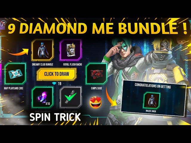 Free Fire Hacker Store Event, 1 Spin Trick