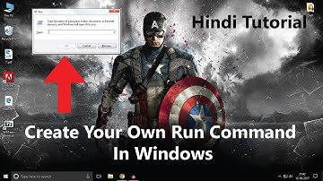 How To Create Your Own Run Command | Custom Run Command | Windows Tricks| Hindi