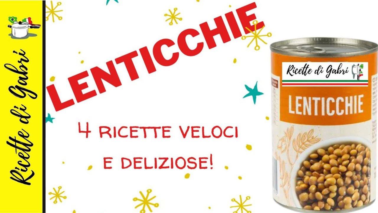 ragù di lenticchie in scatola