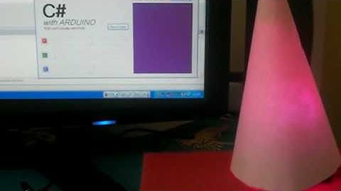 RGB Led Control with C# and Arduino Duemilanove