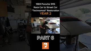 PART 20 | 1969 Porsche 911 S Race Car to Street Car Restoration | #shorts #porsche #restoration