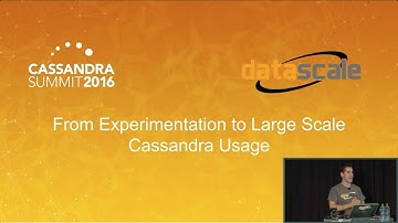Moving from Experiment to Production (Christos Kalantzis, DataScale) | Cassandra Summit 2016