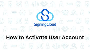 SigningCloud Tutorial : [Admin] How to Activate User Account