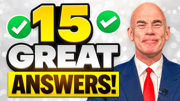 15 MOST IMPORTANT INTERVIEW QUESTIONS & TOP-SCORING ANSWERS!