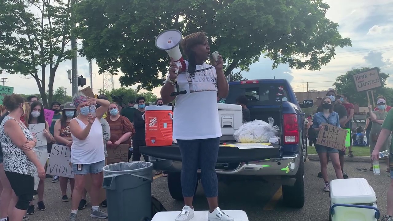 Lake Orion BLM Protest Edwina’s Speech YouTube