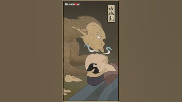 Yamachichi 山地乳 | Drawing Japanese Yokai  #yokaitdays #ukiyoe #art