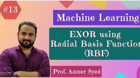 #13 EXOR GATE using Radial basis function (RBF)