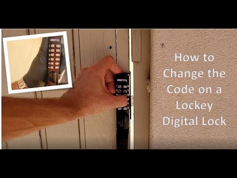 How to Change the Code on a Lockey Digital Push Button Lock