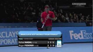 ATP WTF 2010 Final - Federer vs Nadal (13/14) [HD]