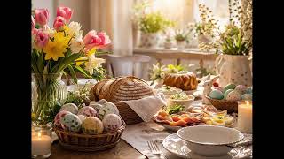 🌸 Easter Morning Instrumental Music (2H Extended) – Cozy Background Music for Easter Breakfast 🌸