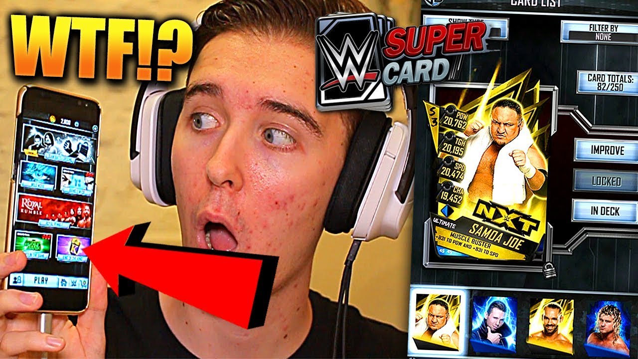 WWE SUPERCARD #21 'I GOT SENT A FREE PHONE!! WTF?'