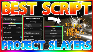 [Free] ROBLOX Project Slayers Script/Hack GUI | Fast Auto Farm | Infinite Spins