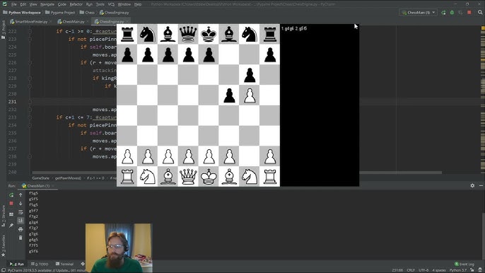 Chess Engine in Python - Part 15 - More bug fixes and Move Log