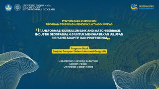Transformasi Kurikulum Link and Match berbasis Industri Geospasial 4.0