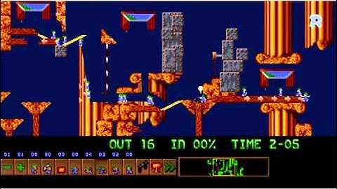 Lemmings custom - Ruins of three